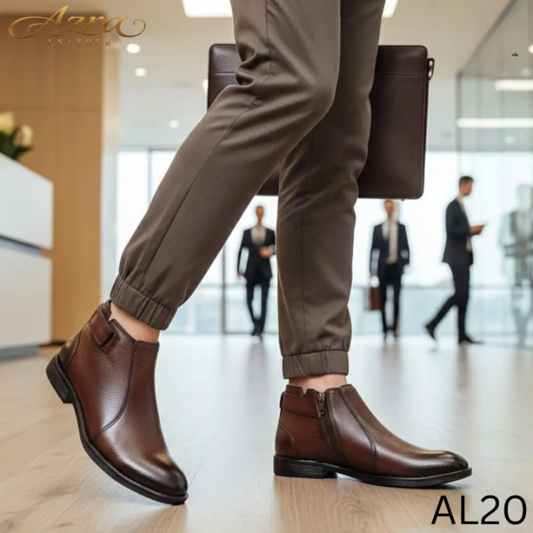 Men’s Premium Genuine Leather chelsea Boots –  (AL20)