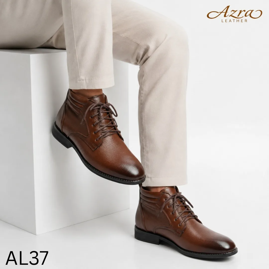 Executive Heritage Brown Leather Boot (AL37)