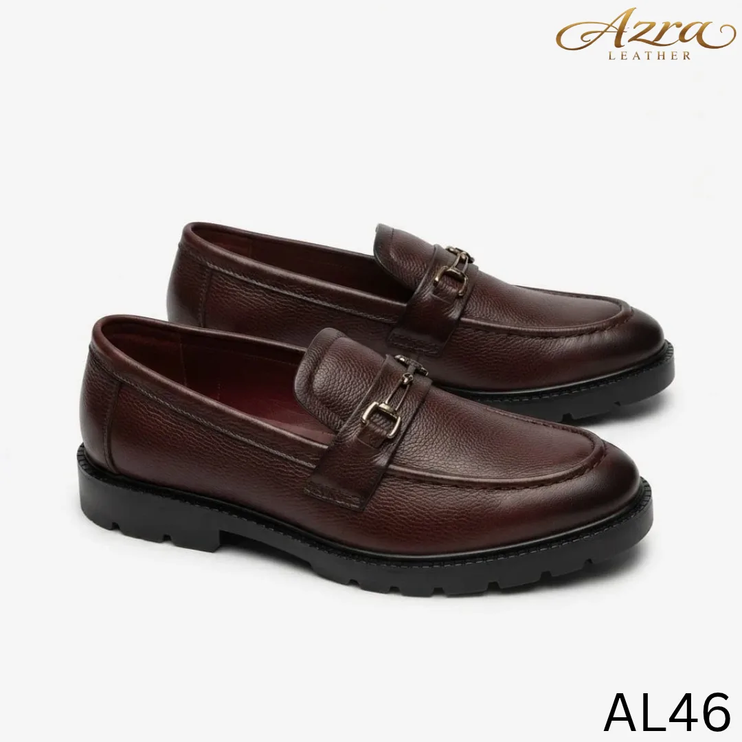 Crest Leather Chunky Shoes (AL46)
